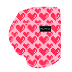 Performance Booty Shorts - 8-Bit Hearts