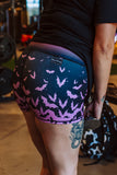 Performance Booty Shorts - Bat Blush