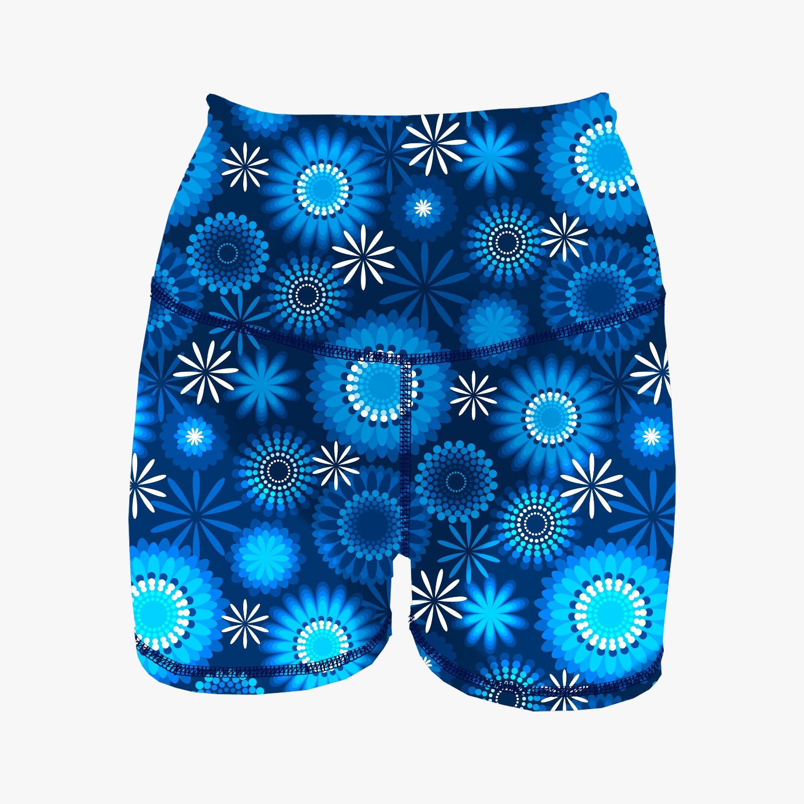 HR Performance Booty Shorts - Sapphire Flora Secondary image