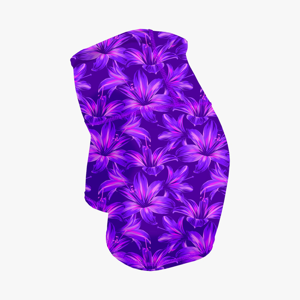 HR Performance Booty Shorts - Violet Blossoms