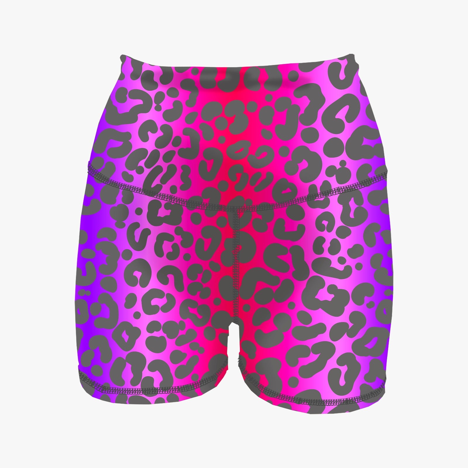 HR Performance Booty Shorts - Retrowave Leopard