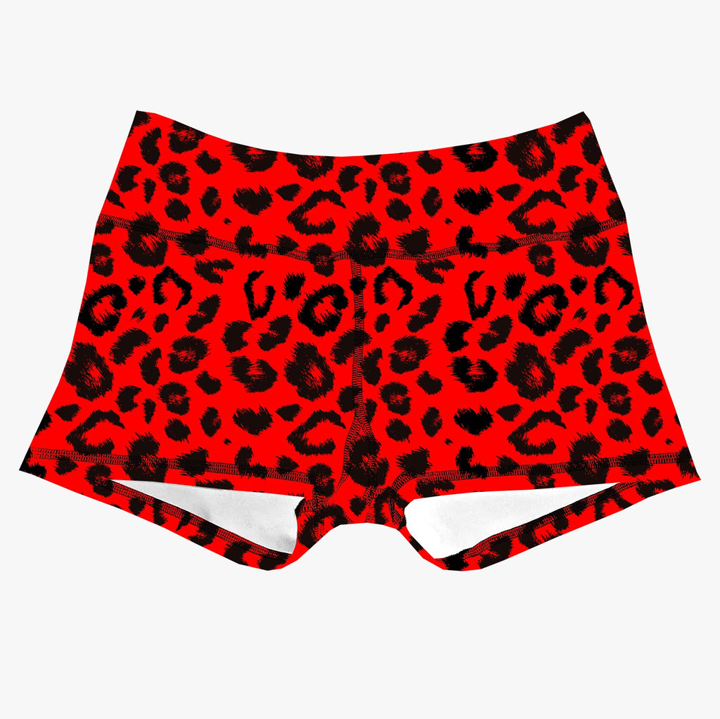 Performance Booty Shorts - Carnivore Crimson