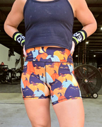 Performance Booty Shorts - Paws & Pumpkins