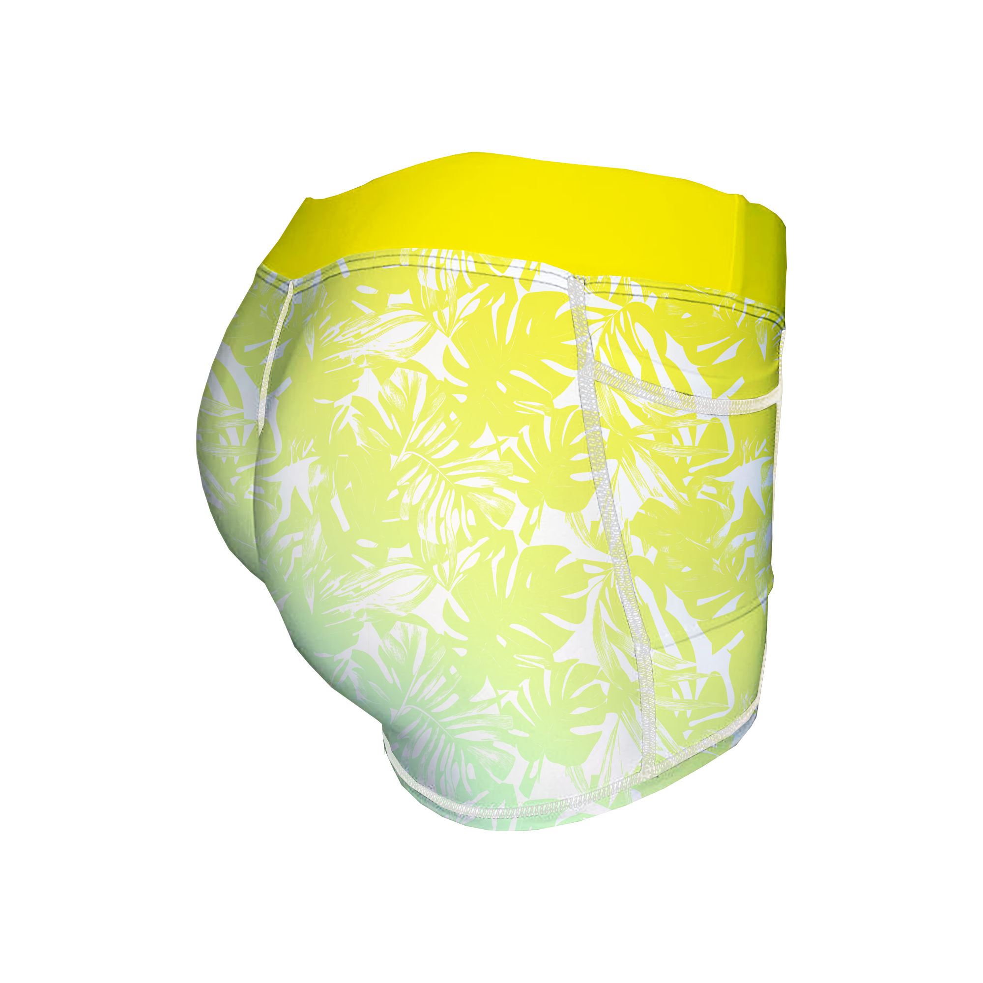 Women's Swim Short - Palm Leaves