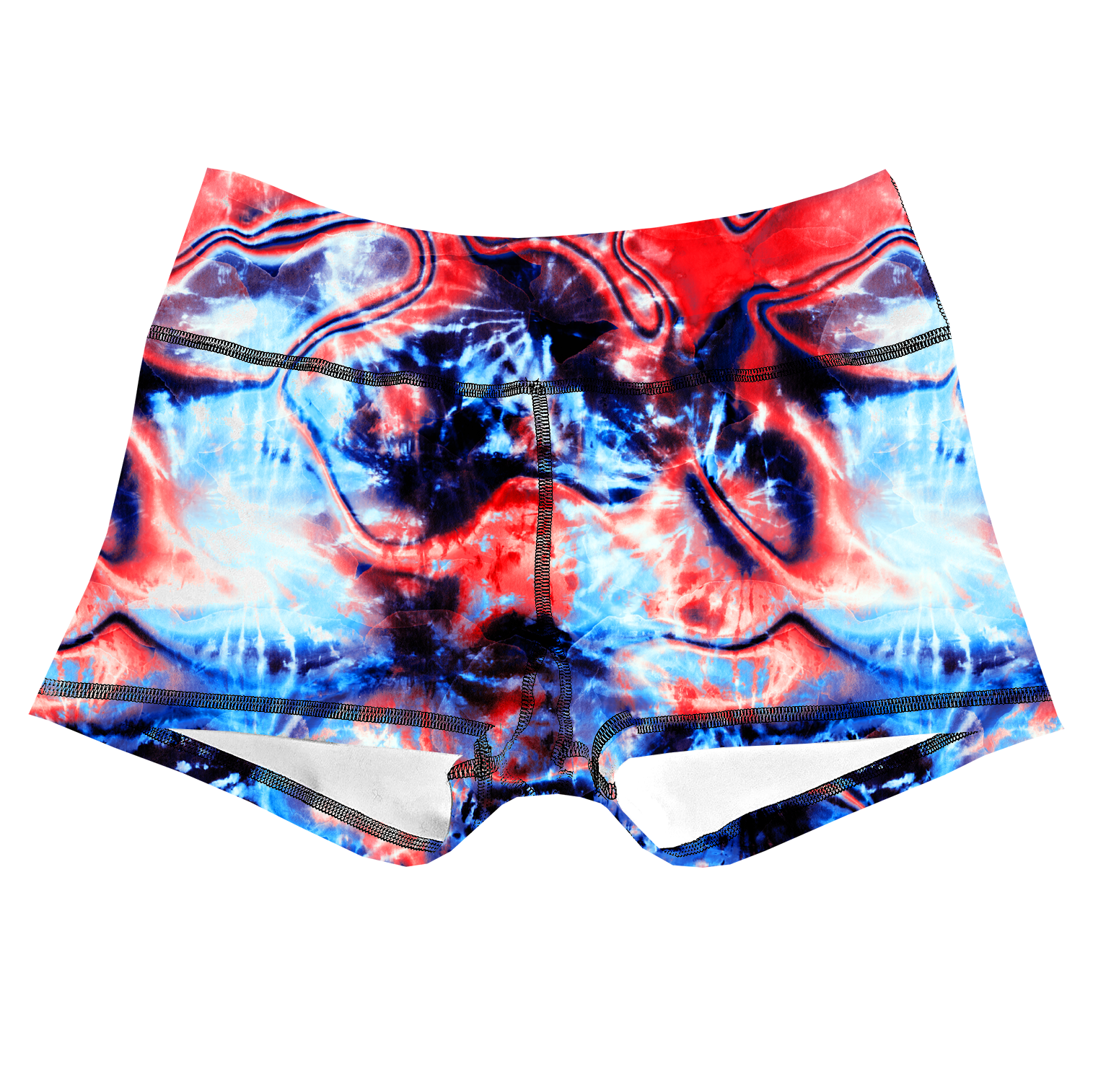 Performance Booty Shorts  - American Tie Dye