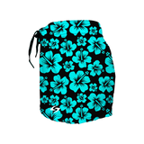 Women's Boardshorts - Aqua Hibiscus