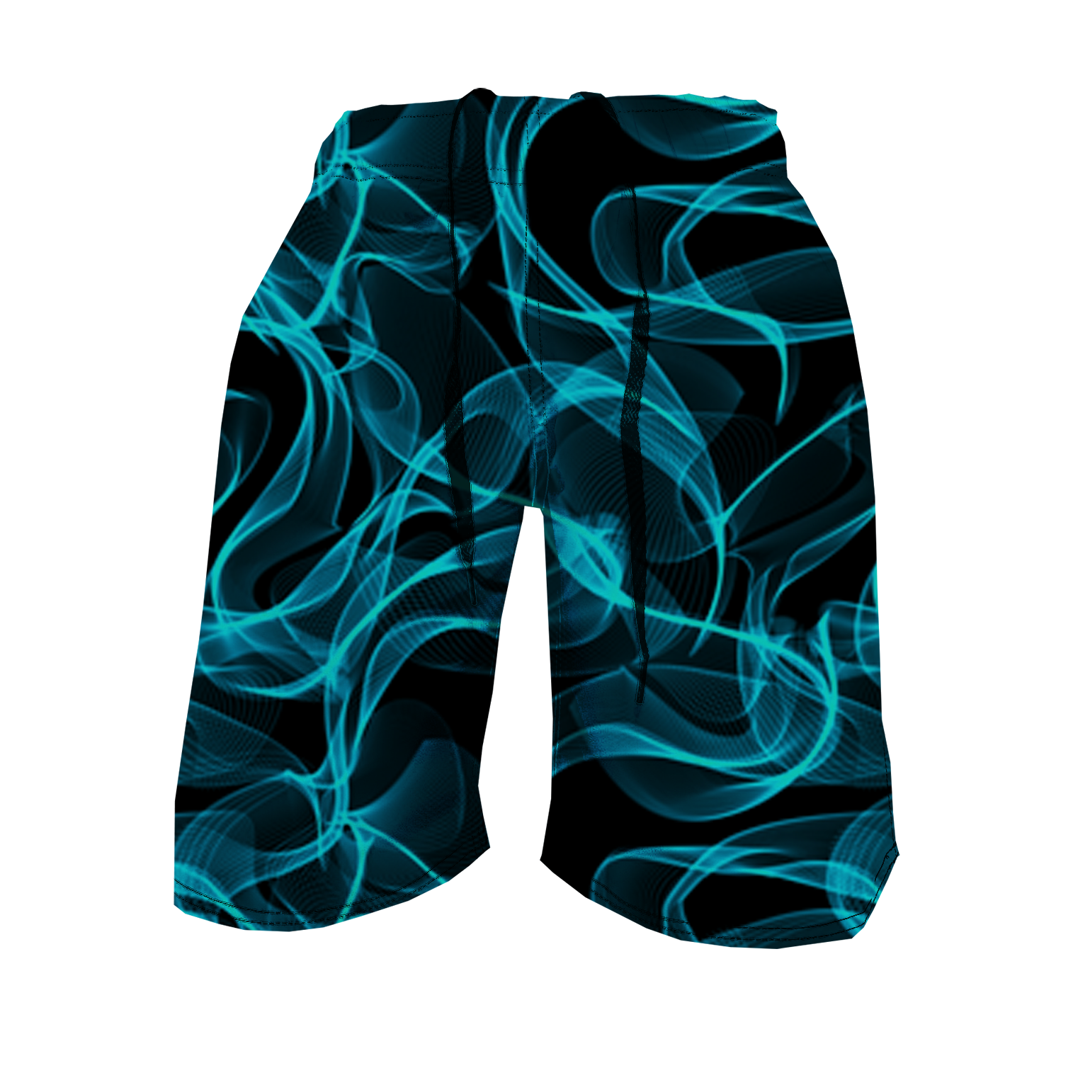 Men's Training Shorts - Aqua Smoke Secondary image