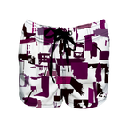 Women's Elastic Waist Boardshorts - Art Show