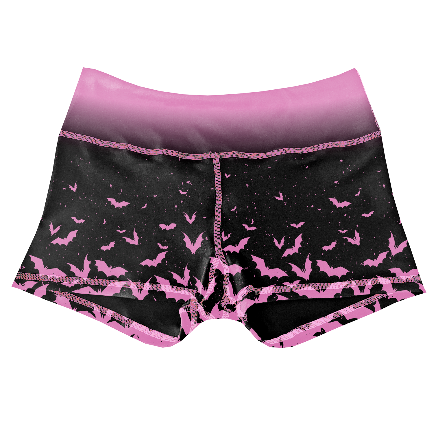 Performance Booty Shorts - Bat Blush