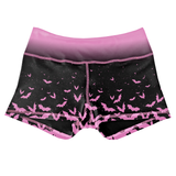 Performance Booty Shorts - Bat Blush