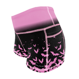 Performance Booty Shorts - Bat Blush