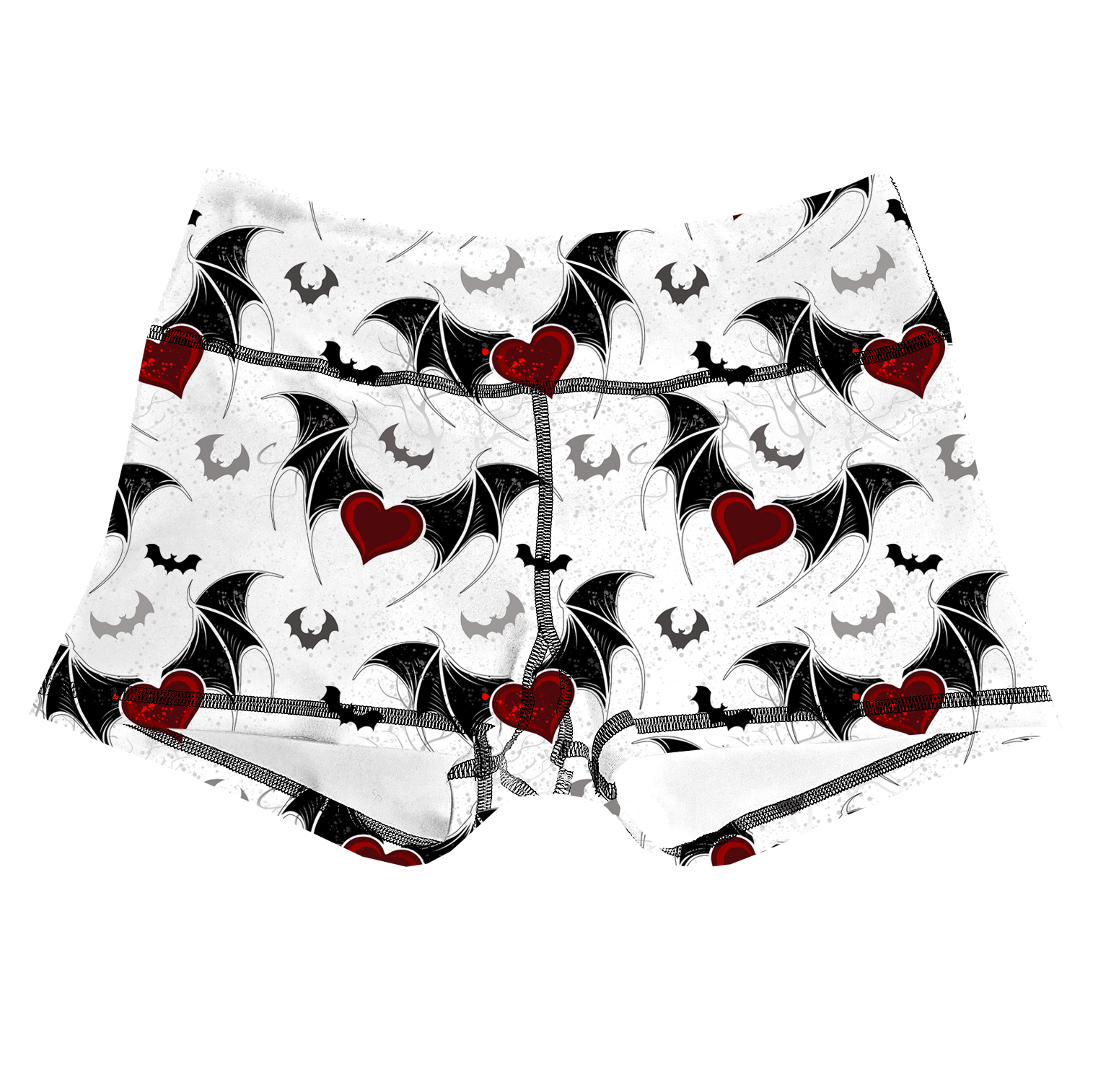 Performance Booty Shorts - Batwinged Bliss Secondary image