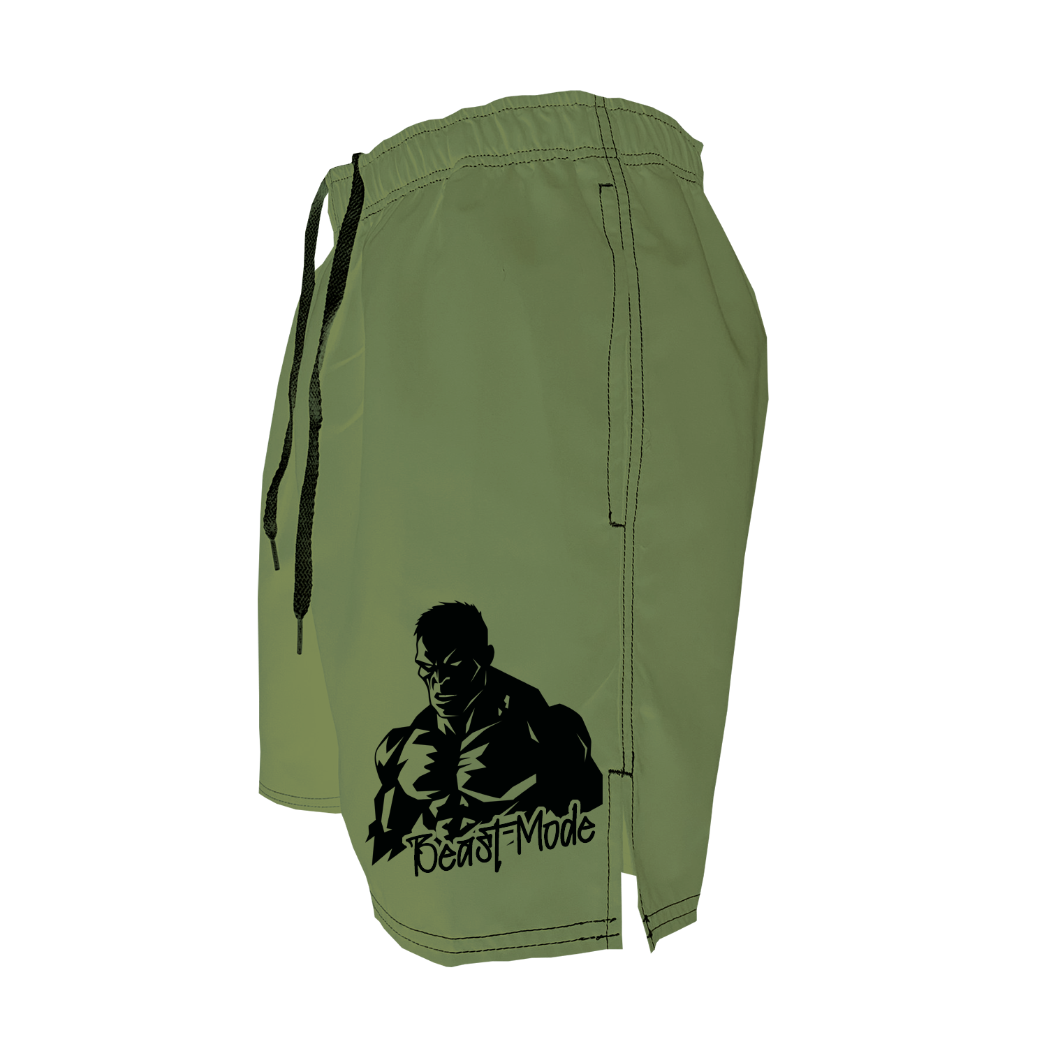 Men's Training Shorts - Beast Mode Olive Main image