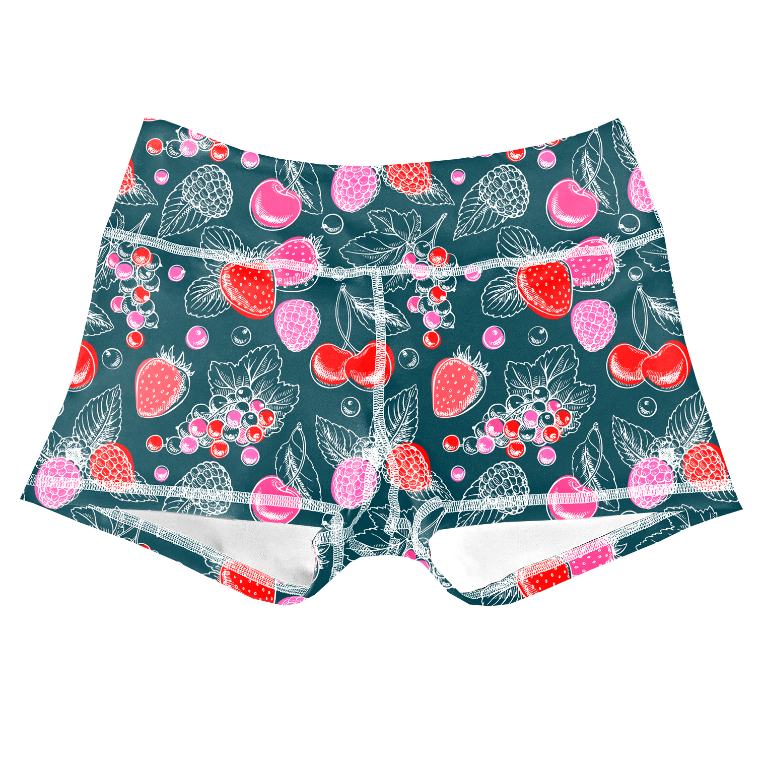 Performance Booty Shorts - Berry Patch Secondary image