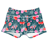 Performance Booty Shorts - Berry Patch