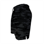 Men's Training Shorts - Black Camo