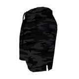 Men's Training Shorts - Black Camo