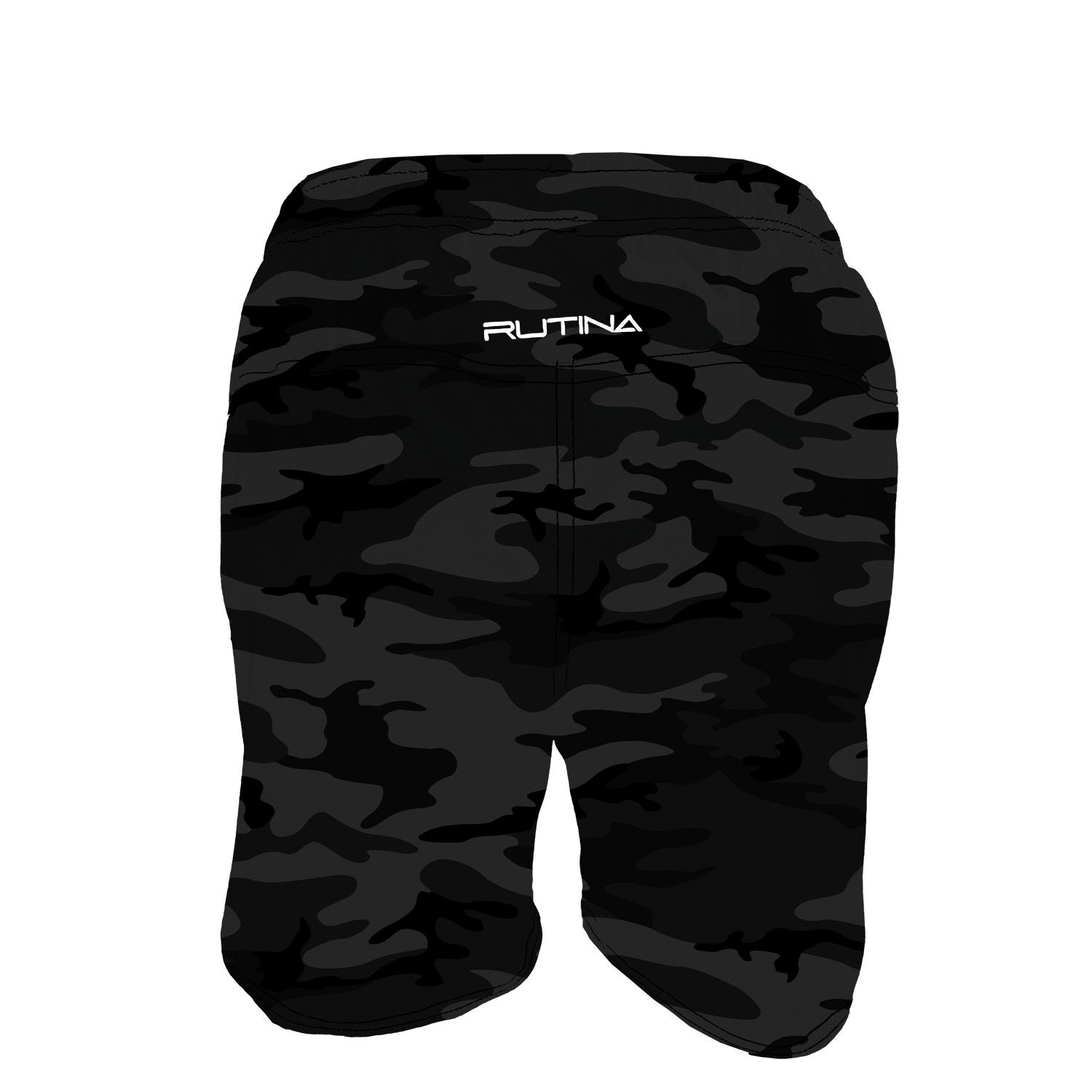 Men's Training Shorts - Black Camo