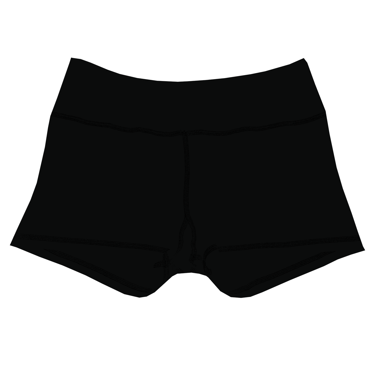 Performance Booty Shorts - Black Secondary image