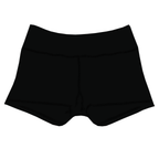 Performance Booty Shorts - Black