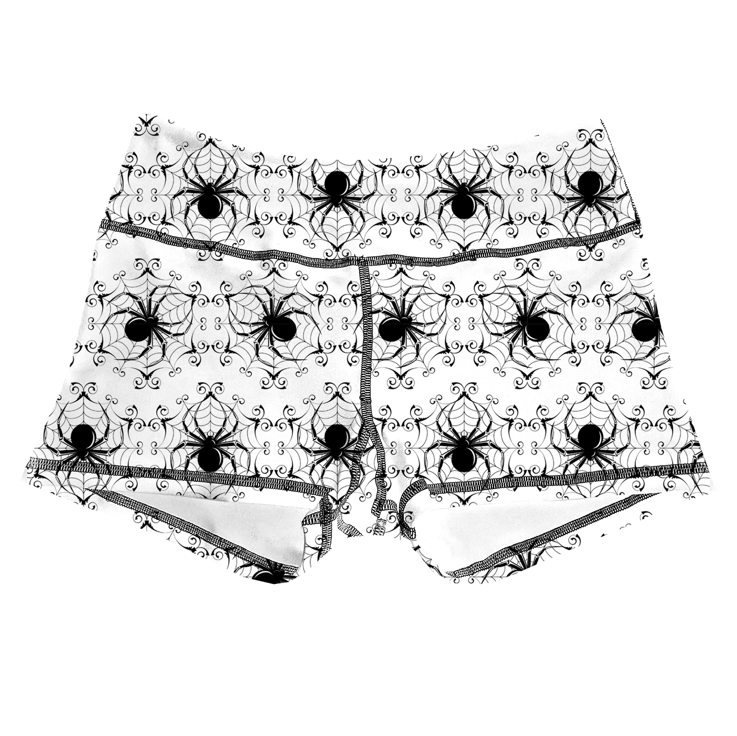 Performance Booty Shorts - Black Spiders Secondary image