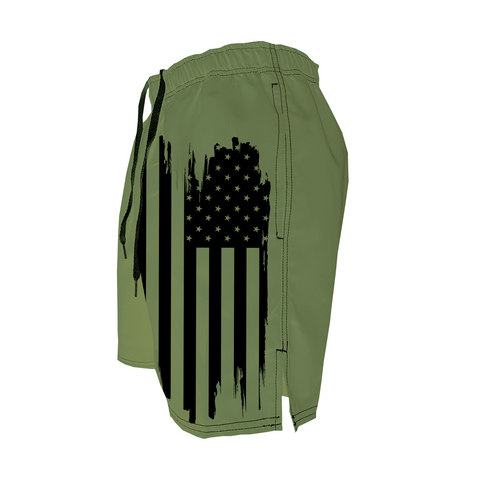Men's Training Shorts - Bold Flag