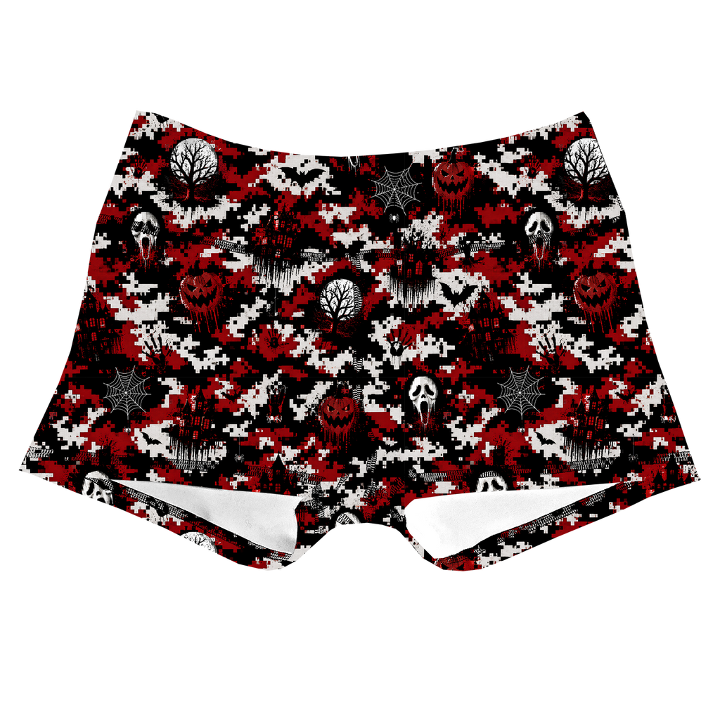 Performance Booty Shorts - Bloody Camo