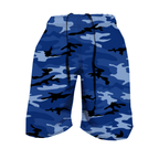 Men's Training Shorts - Blue Camo