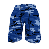 Men's Training Shorts - Blue Camo