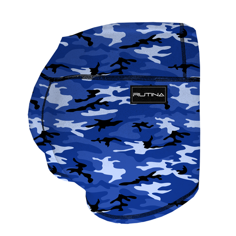 Performance Booty Shorts  - Blue Camo