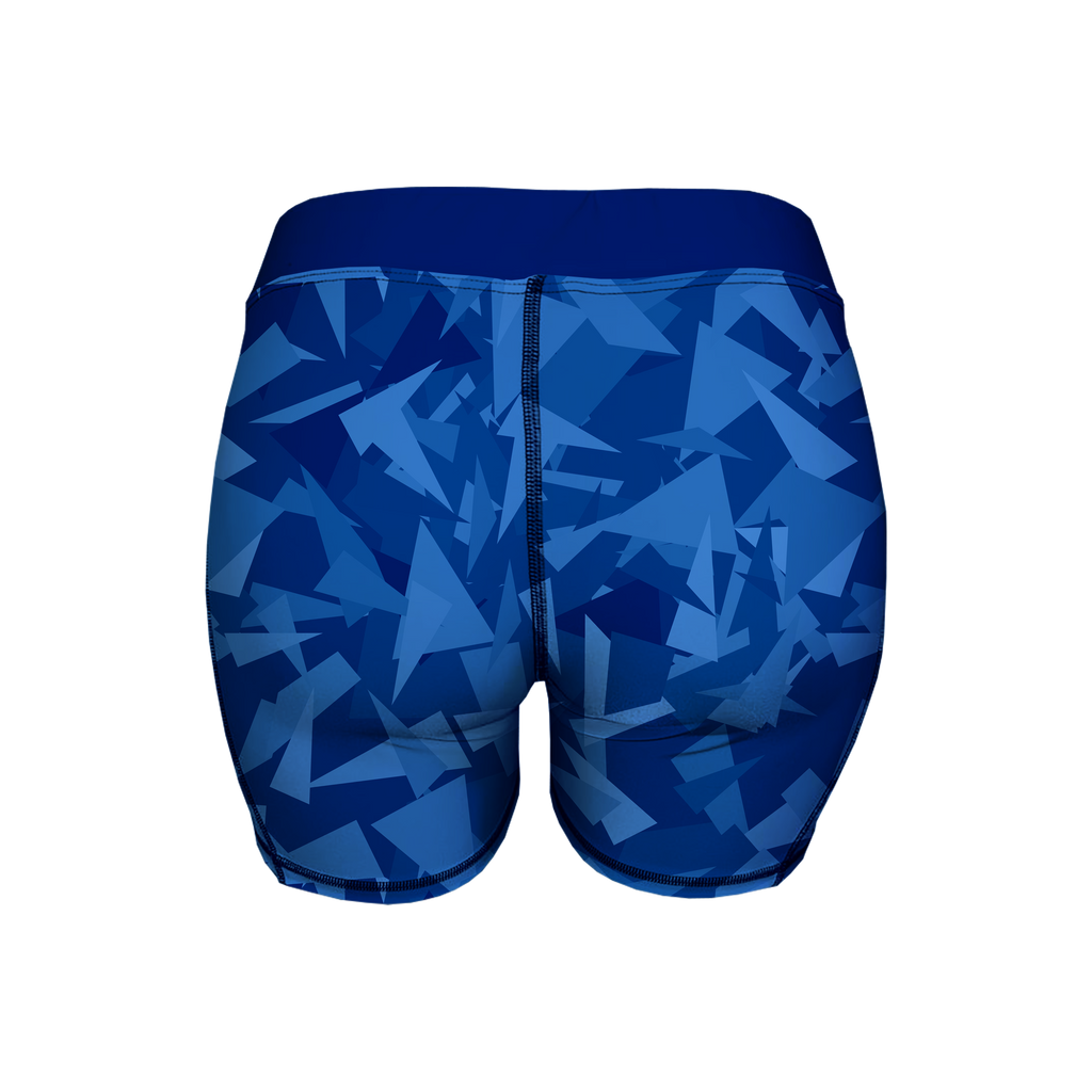 Men's Compression Shorts - Blue Shards