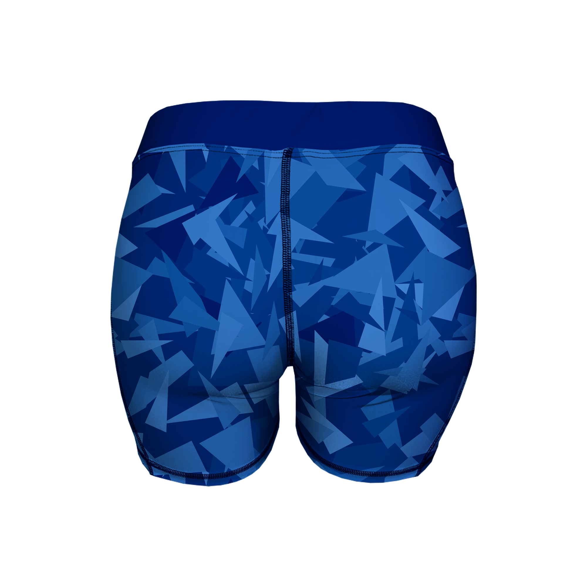 Men's Compression Shorts - Blue Shards