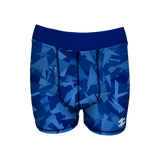 Men's Compression Shorts - Blue Shards