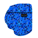 Performance Booty Shorts - Blue Paint Splatter