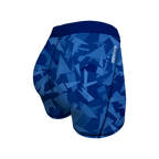 Men's Compression Shorts - Blue Shards