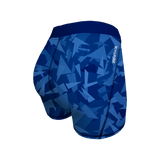 Men's Compression Shorts - Blue Shards
