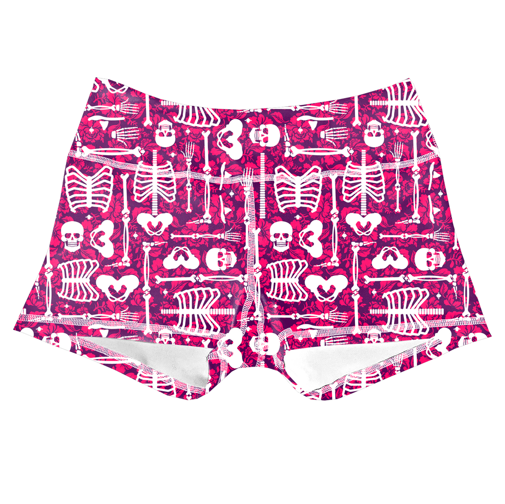 Performance Booty Shorts - Botanical Burial