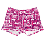 Performance Booty Shorts - Botanical Burial
