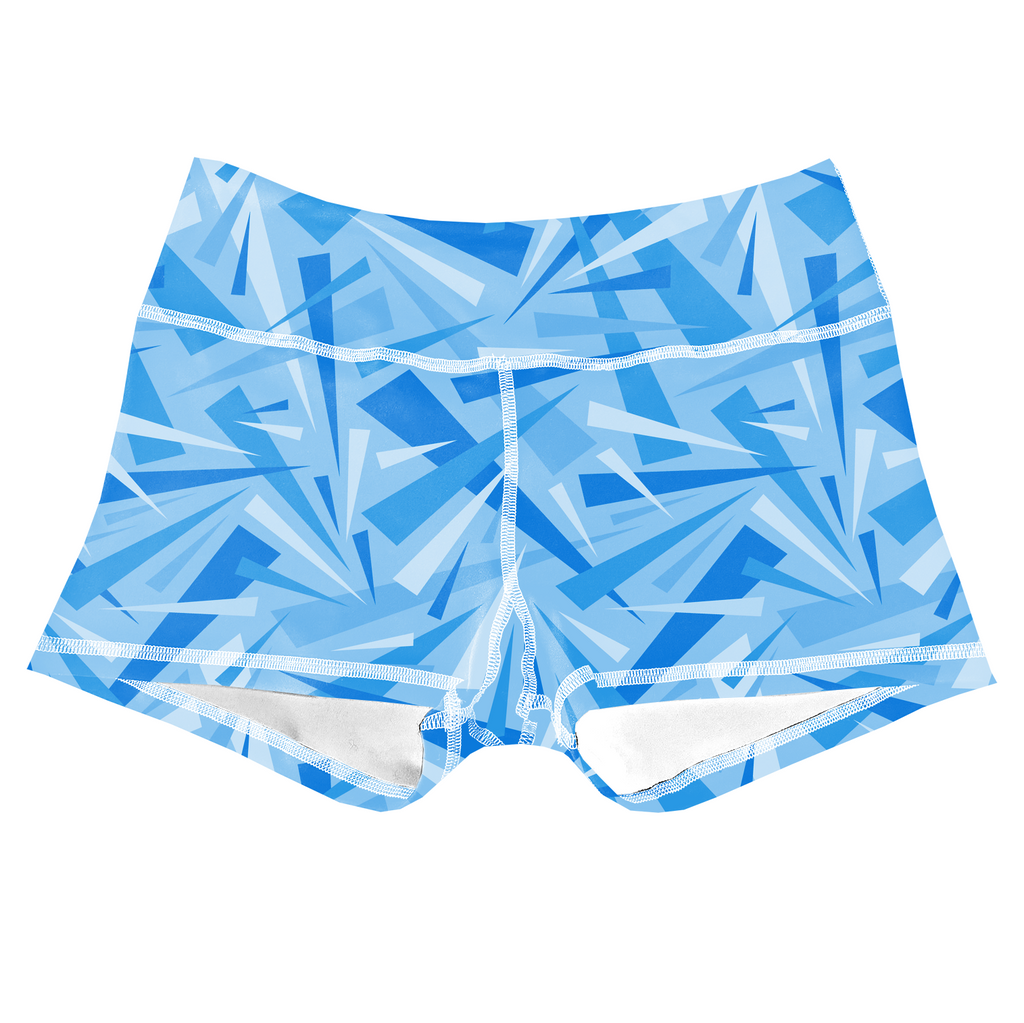 Performance Booty Shorts  - Broken Glass