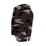 Men's Training Shorts - Brown Camo