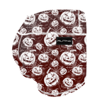 Performance Booty Shorts - Burgundy Wicked Web