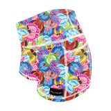 Performance Booty Shorts - Butterfly Garden