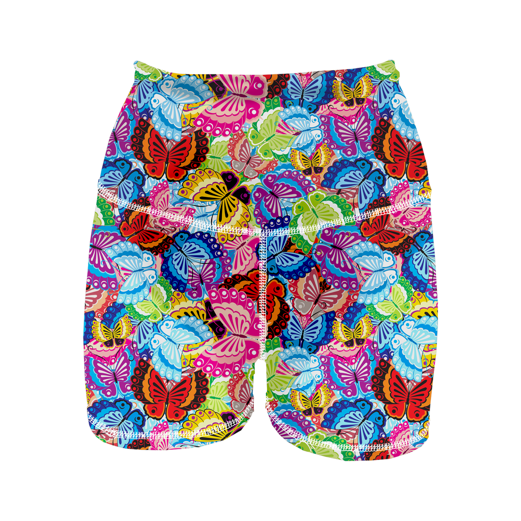 HR Performance Booty Shorts - Butterfly Garden