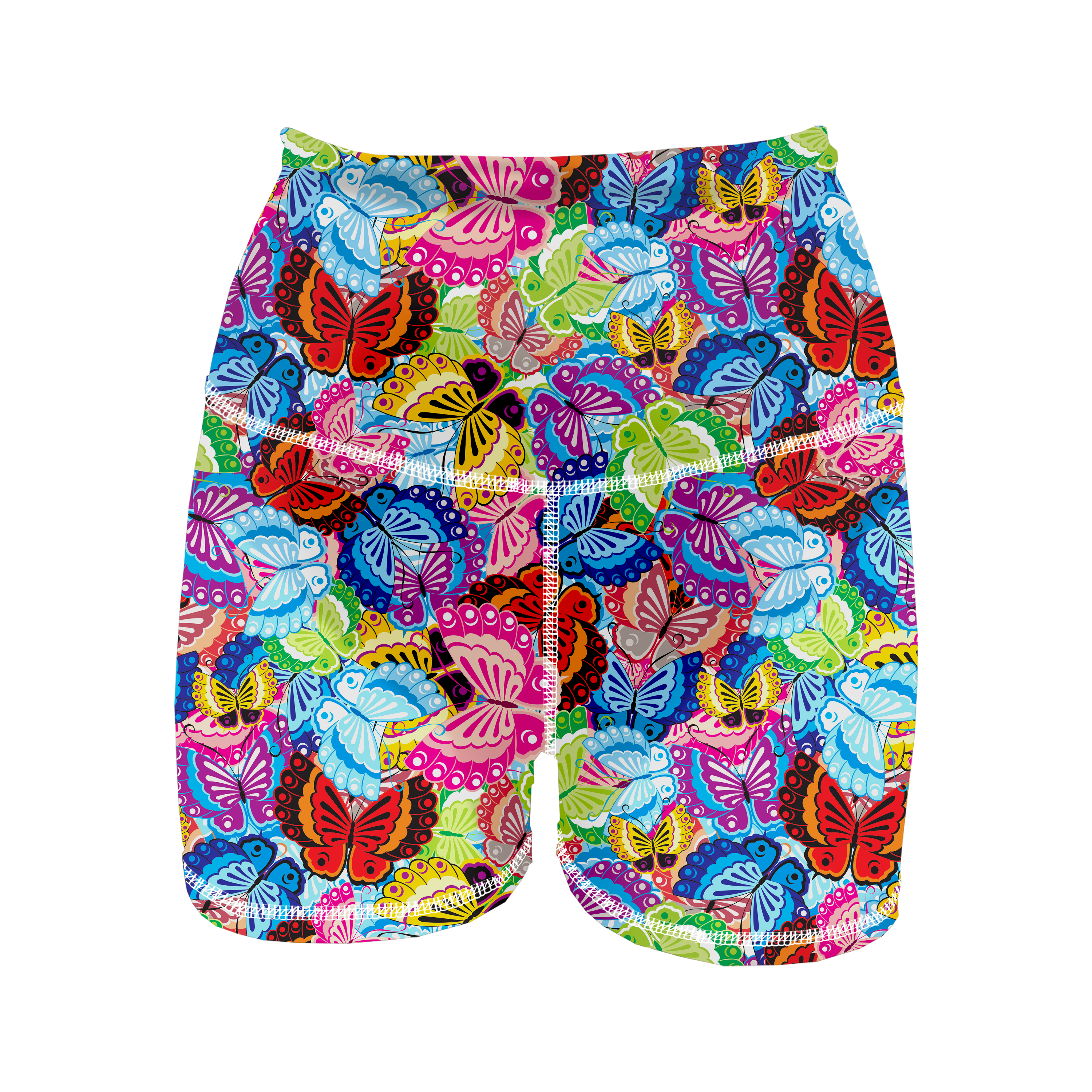 HR Performance Booty Shorts - Butterfly Garden