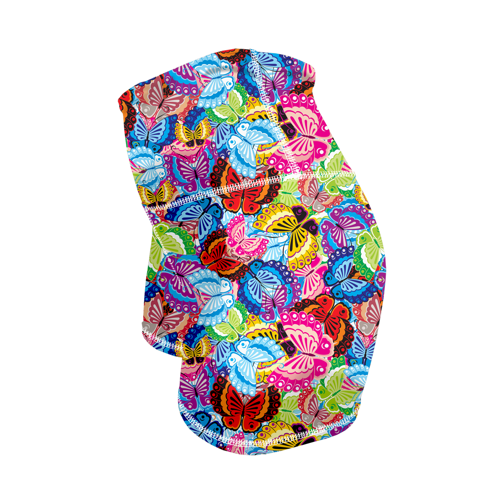 HR Performance Booty Shorts - Butterfly Garden