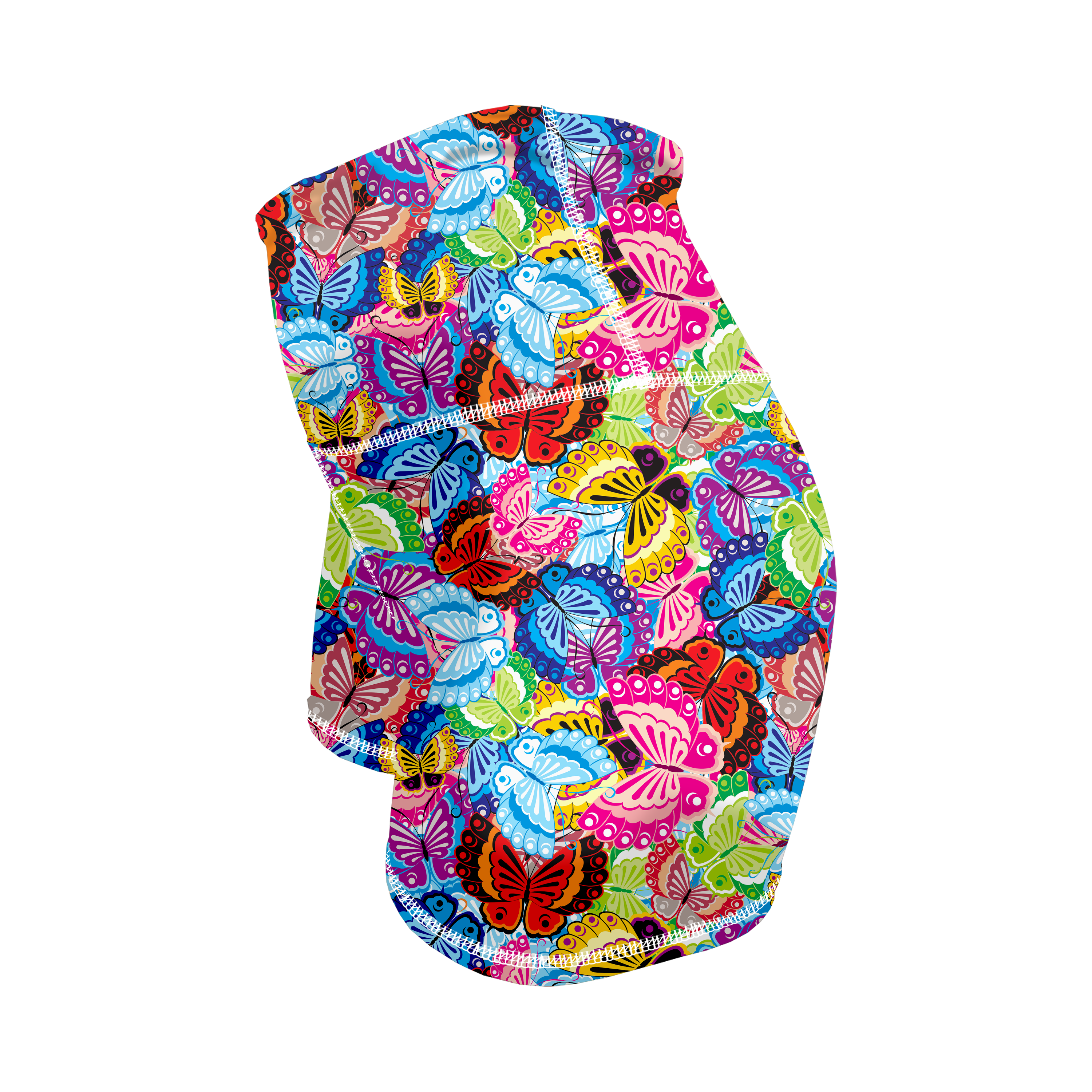 HR Performance Booty Shorts - Butterfly Garden