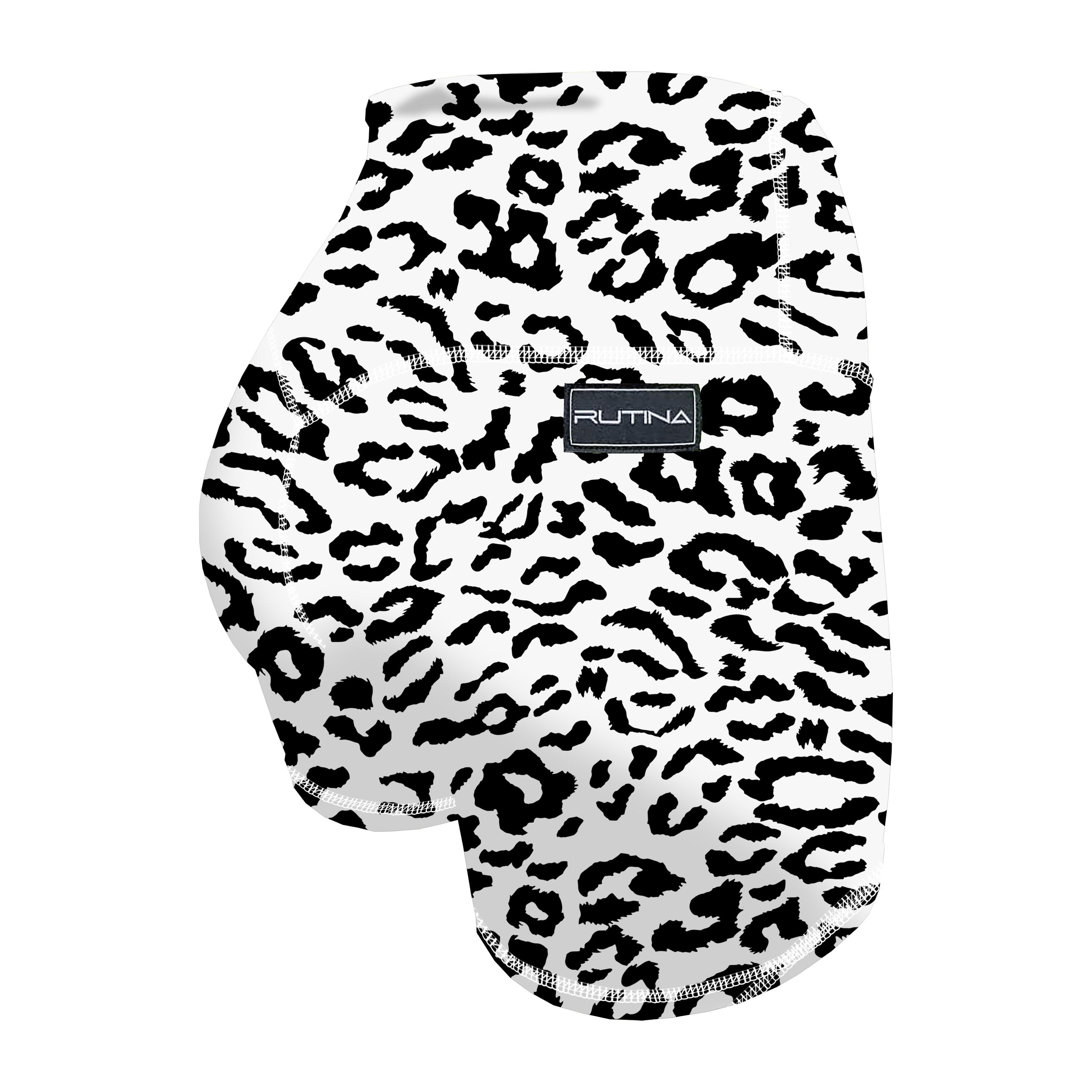 HR Performance Booty Shorts - B/W Leopard