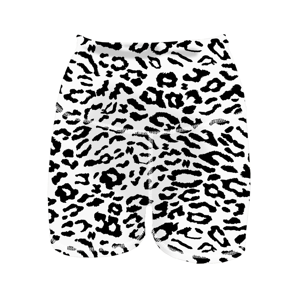HR Performance Booty Shorts - B/W Leopard