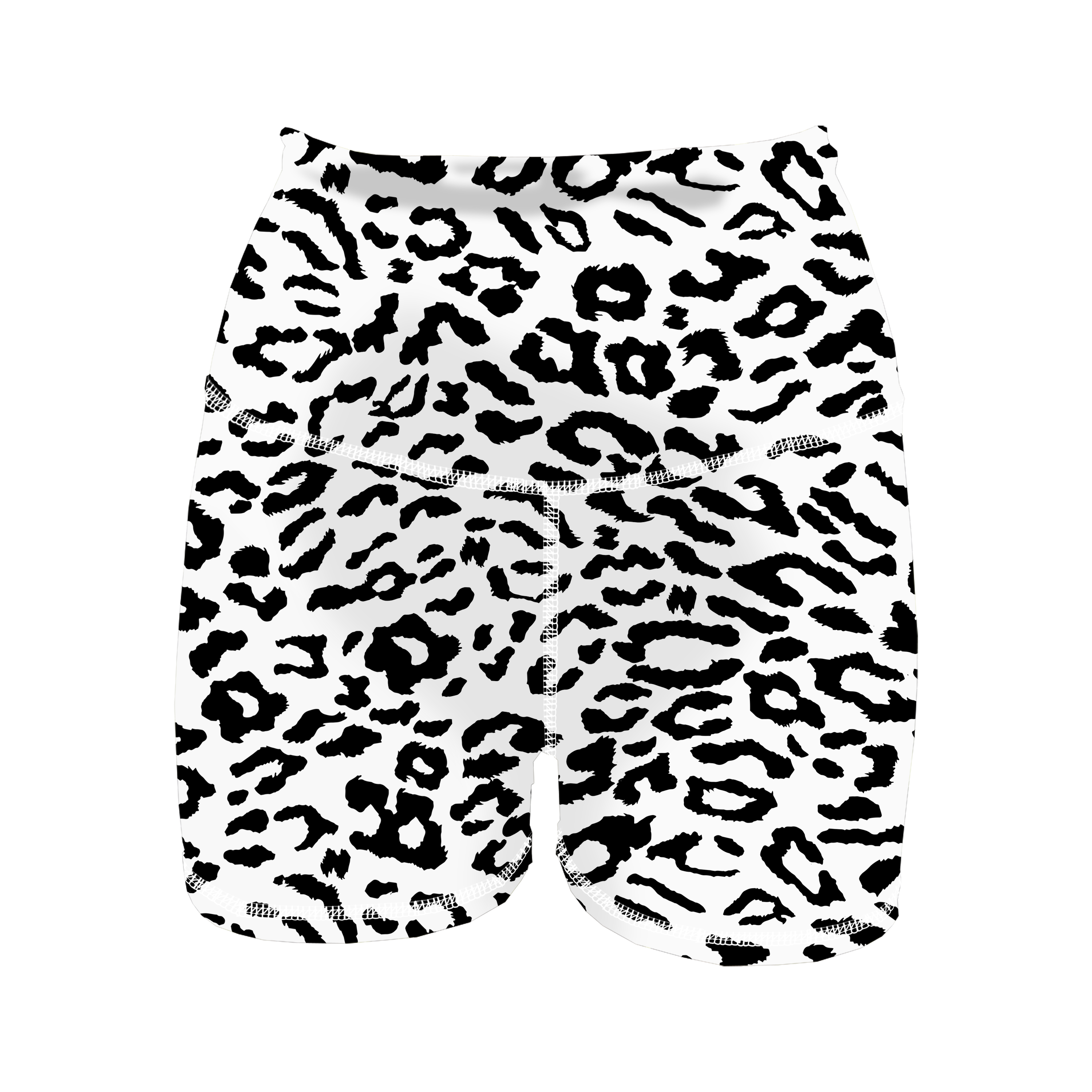 HR Performance Booty Shorts - B/W Leopard