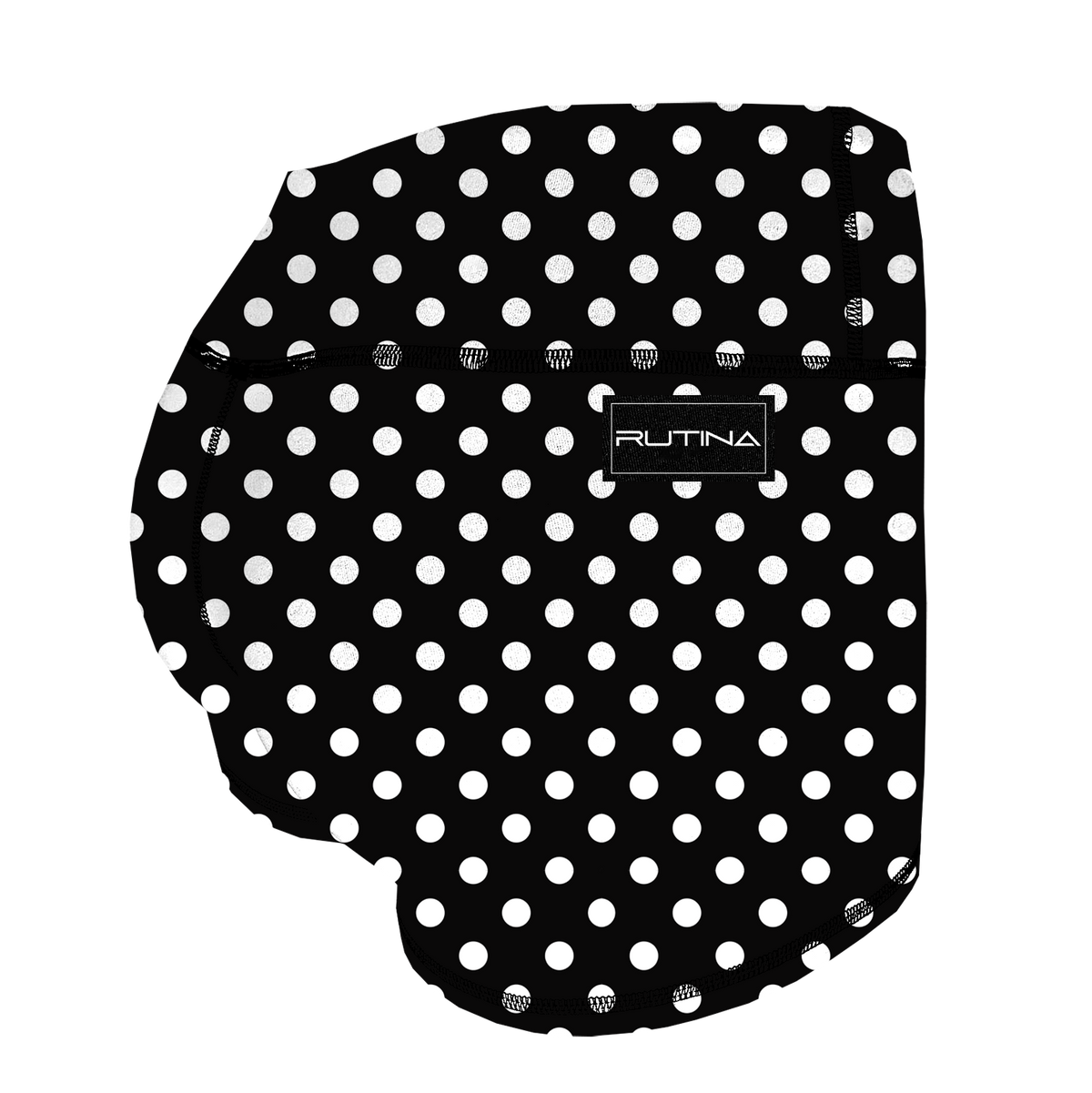 Performance Booty Shorts - Black & White Polka Dots Main image